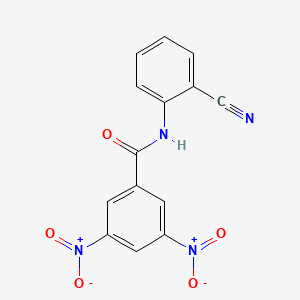 N-(2-cyanophenyl)-3,5-dinitrobenzamide