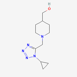 (1-((1-Cyclopropyl-1h-tetrazol-5-yl)methyl)piperidin-4-yl)methanol