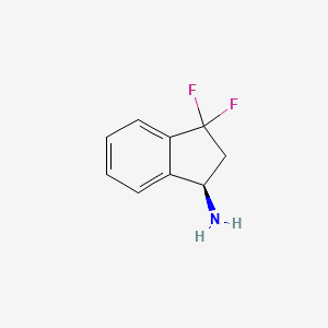 (1R)-3,3-difluoro-2,3-dihydro-1H-inden-1-amine