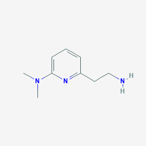 molecular formula C9H15N3 B1491755 6-(2-aminoethyl)-N,N-dimethylpyridin-2-amine CAS No. 1286168-68-0