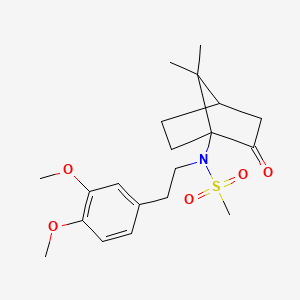 n-(3,4-Dimethoxyphenethyl)-N-(7,7-dimethyl-2-oxobicyclo[2.2.1]heptan-1-yl)methanesulfonamide