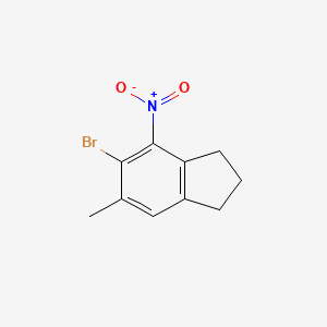 5-Bromo-6-methyl-4-nitro-2,3-dihydro-1H-indene