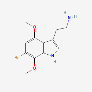 2-(6-Bromo-4,7-dimethoxy-1H-indol-3-yl)ethanamine