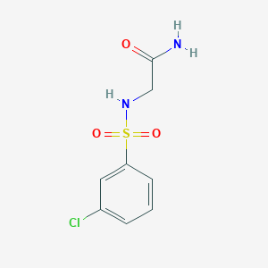 2-((3-Chlorophenyl)sulfonamido)acetamide