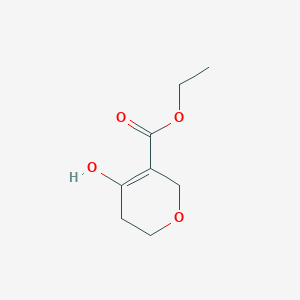 molecular formula C8H12O4 B1491760 Ethyl 4-hydroxy-5,6-dihydro-2H-pyran-3-carboxylate CAS No. 879715-16-9