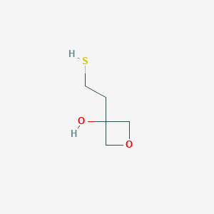 3-(2-Mercaptoethyl)oxetan-3-ol