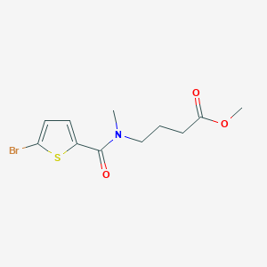 Methyl 4-(5-bromo-n-methylthiophene-2-carboxamido)butanoate