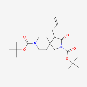 Di-tert-butyl 4-allyl-3-oxo-2,8-diazaspiro[4.5]decane-2,8-dicarboxylate