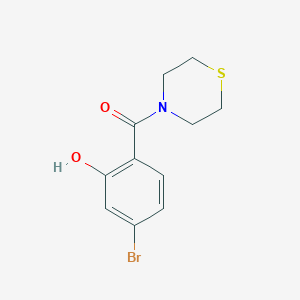 (4-Bromo-2-hydroxyphenyl)(thiomorpholino)methanone