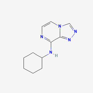 N-cyclohexyl-[1,2,4]triazolo[4,3-a]pyrazin-8-amine