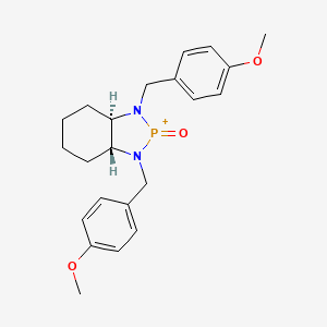 (3AR,7aR)-1,3-bis(4-methoxybenzyl)octahydrobenzo[d][1,3,2]diazaphosphole 2-oxide