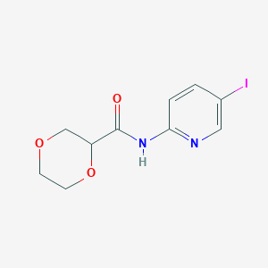 N-(5-iodopyridin-2-yl)-1,4-dioxane-2-carboxamide