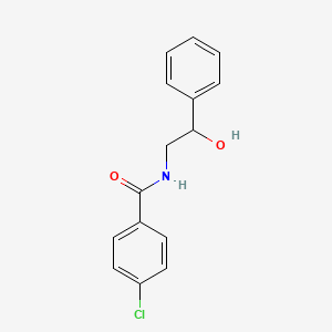 4-chloro-N-(2-hydroxy-2-phenylethyl)benzamide