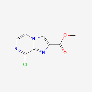 molecular formula C8H6ClN3O2 B1491777 Methyl 8-chloroimidazo[1,2-A]pyrazine-2-carboxylate CAS No. 1206981-34-1