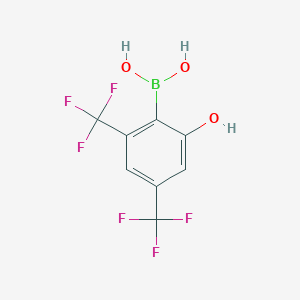 (2-Hydroxy-4,6-bis(trifluoromethyl)phenyl)boronic acid