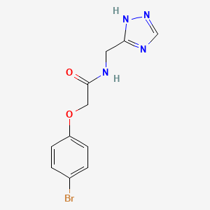 n-((1h-1,2,4-Triazol-5-yl)methyl)-2-(4-bromophenoxy)acetamide