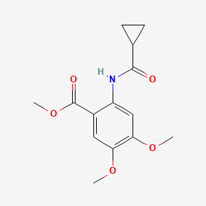 Methyl 2-[(cyclopropylcarbonyl)amino]-4,5-dimethoxybenzoate