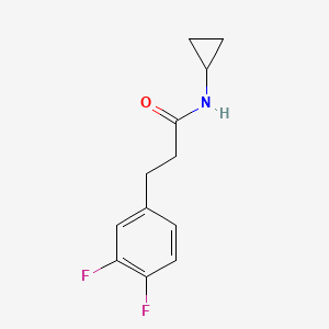 N-cyclopropyl-3-(3,4-difluorophenyl)propanamide