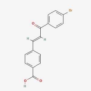 (E)-4-(3-(4-Bromophenyl)-3-oxoprop-1-en-1-yl)benzoic acid