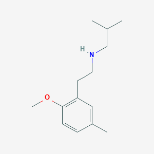 molecular formula C14H23NO B14917873 n-(2-Methoxy-5-methylphenethyl)-2-methylpropan-1-amine 