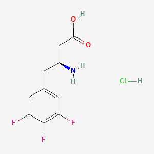 molecular formula C10H11ClF3NO2 B14917874 (S)-3-Amino-4-(3,4,5-trifluorophenyl)butanoic acid hydrochloride 