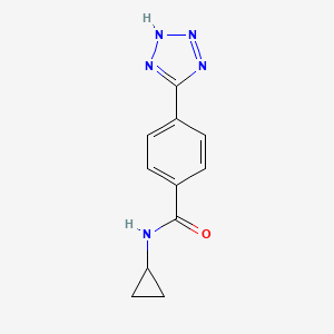 n-Cyclopropyl-4-(1h-tetrazol-5-yl)benzamide