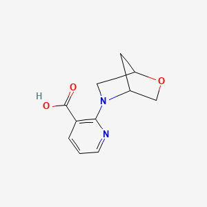 2-(2-Oxa-5-azabicyclo[2.2.1]heptan-5-yl)nicotinic acid