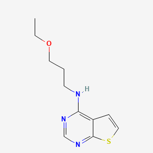 molecular formula C11H15N3OS B14917898 N-(3-ethoxypropyl)thieno[2,3-d]pyrimidin-4-amine 