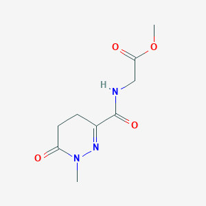 Methyl (1-methyl-6-oxo-1,4,5,6-tetrahydropyridazine-3-carbonyl)glycinate