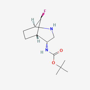 tert-Butyl ((1S,4R,5S,8S)-8-fluoro-2-azabicyclo[3.2.1]octan-4-yl)carbamate