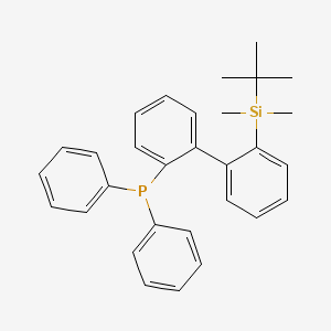 (2'-(tert-Butyldimethylsilyl)-[1,1'-biphenyl]-2-yl)diphenylphosphane