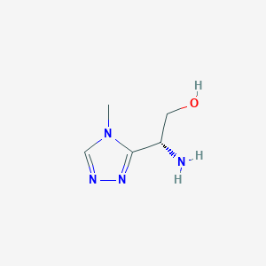 (R)-2-Amino-2-(4-methyl-4H-1,2,4-triazol-3-yl)ethanol