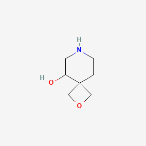 molecular formula C7H13NO2 B14917945 2-Oxa-7-azaspiro[3.5]nonan-5-ol 