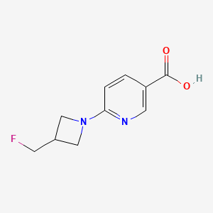 6-(3-(Fluoromethyl)azetidin-1-yl)nicotinic acid