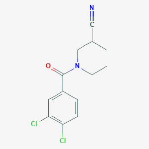 3,4-dichloro-N-(2-cyanopropyl)-N-ethylbenzamide