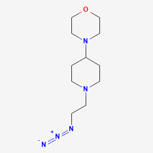molecular formula C11H21N5O B1491797 4-(1-(2-Azidoethyl)piperidin-4-yl)morpholine CAS No. 2097991-39-2