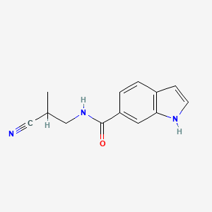 N-(2-cyanopropyl)-1H-indole-6-carboxamide