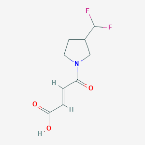 (E)-4-(3-(difluoromethyl)pyrrolidin-1-yl)-4-oxobut-2-enoic acid