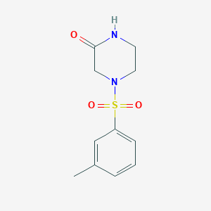 4-(M-tolylsulfonyl)piperazin-2-one