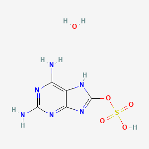 2,6-Diamino-8-purinol hemisulfate mono-hydrate