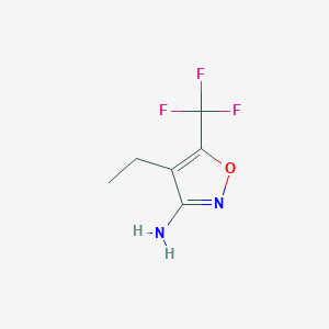 4-Ethyl-5-(trifluoromethyl)isoxazol-3-amine