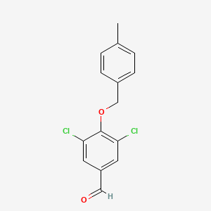 3,5-Dichloro-4-[(4-methylbenzyl)oxy]benzaldehyde