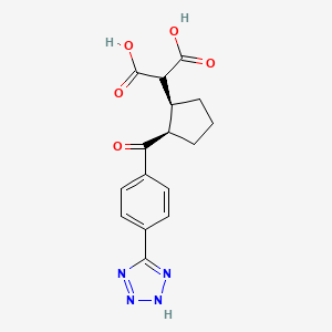 molecular formula C16H16N4O5 B14918047 MtDTBS-IN-1 