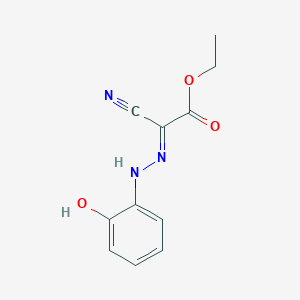 ethyl (2E)-cyano[2-(2-hydroxyphenyl)hydrazinylidene]ethanoate