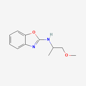 molecular formula C11H14N2O2 B14918076 n-(1-Methoxypropan-2-yl)benzo[d]oxazol-2-amine 