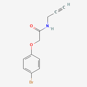 2-(4-bromophenoxy)-N-(prop-2-yn-1-yl)acetamide