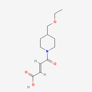 (E)-4-(4-(ethoxymethyl)piperidin-1-yl)-4-oxobut-2-enoic acid