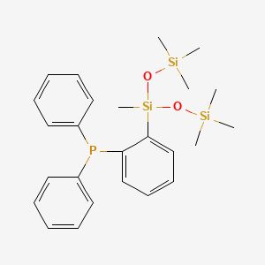 (2-(1,1,1,3,5,5,5-Heptamethyltrisiloxan-3-yl)phenyl)diphenylphosphane