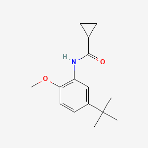 n-(5-(Tert-butyl)-2-methoxyphenyl)cyclopropanecarboxamide