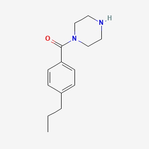 molecular formula C14H20N2O B1491811 1-(4-Propylbenzoyl)piperazine CAS No. 1146119-42-7